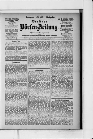 Berliner Börsen-Zeitung vom 04.10.1910