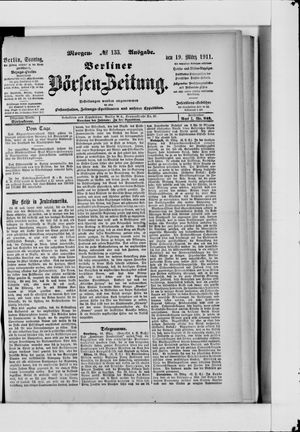 Berliner Börsen-Zeitung vom 19.03.1911