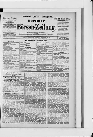 Berliner Börsen-Zeitung vom 24.03.1911