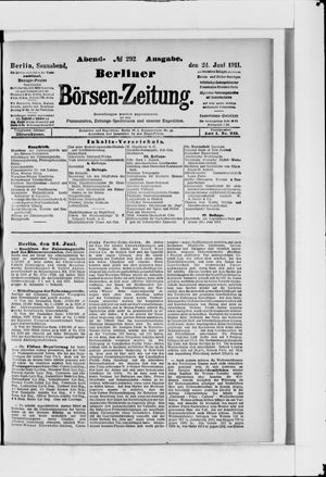 Berliner Börsen-Zeitung vom 24.06.1911