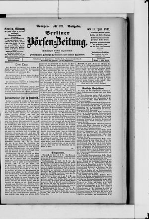 Berliner Börsen-Zeitung vom 12.07.1911