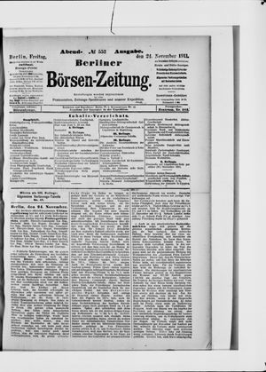 Berliner Börsen-Zeitung vom 24.11.1911