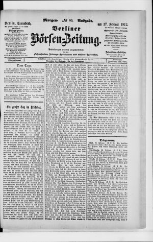 Berliner Börsen-Zeitung vom 17.02.1912