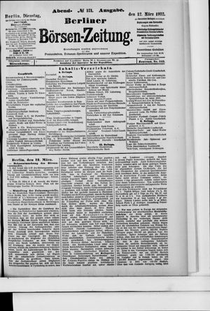 Berliner Börsen-Zeitung vom 12.03.1912