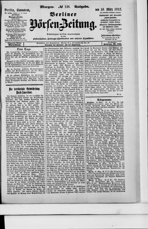 Berliner Börsen-Zeitung vom 16.03.1912