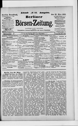 Berliner Börsen-Zeitung vom 23.03.1912