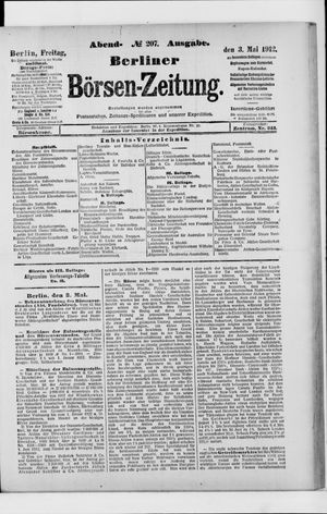 Berliner Börsen-Zeitung vom 03.05.1912