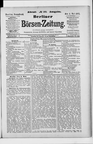 Berliner Börsen-Zeitung vom 04.05.1912