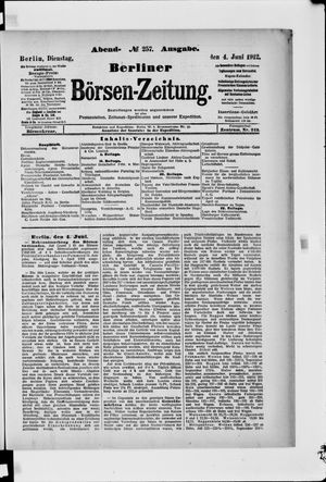 Berliner Börsen-Zeitung on Jun 4, 1912