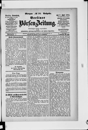Berliner Börsen-Zeitung vom 08.06.1912