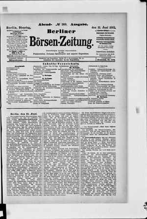 Berliner Börsen-Zeitung vom 11.06.1912
