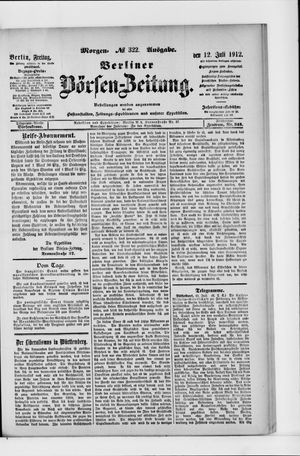 Berliner Börsen-Zeitung vom 12.07.1912