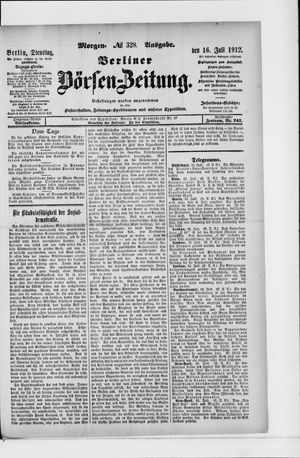 Berliner Börsen-Zeitung vom 16.07.1912