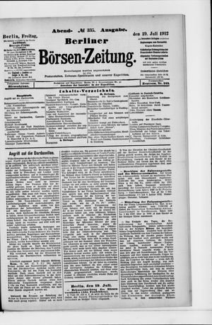 Berliner Börsen-Zeitung vom 19.07.1912