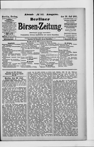 Berliner Börsen-Zeitung vom 26.07.1912