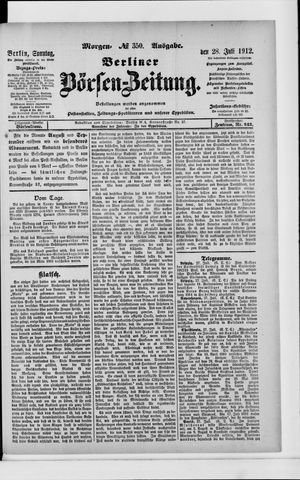 Berliner Börsen-Zeitung vom 28.07.1912