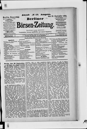 Berliner Börsen-Zeitung vom 12.09.1912