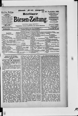 Berliner Börsen-Zeitung vom 20.09.1912