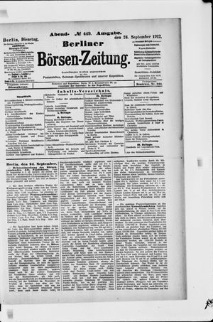 Berliner Börsen-Zeitung vom 24.09.1912