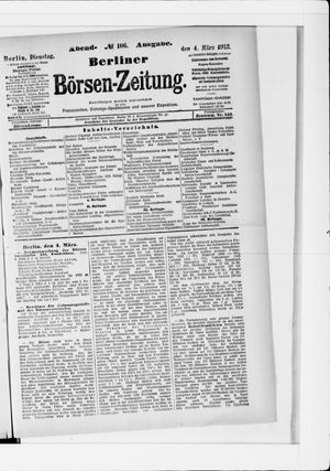 Berliner Börsen-Zeitung vom 04.03.1913