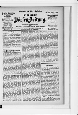 Berliner Börsen-Zeitung vom 13.03.1913