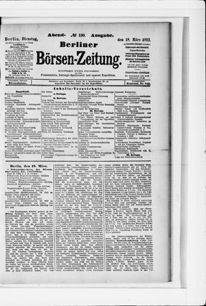 Berliner Börsen-Zeitung vom 18.03.1913