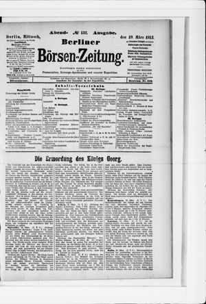 Berliner Börsen-Zeitung on Mar 19, 1913