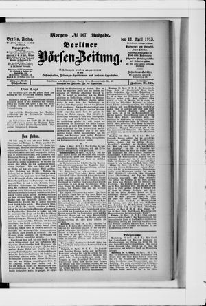 Berliner Börsen-Zeitung vom 11.04.1913