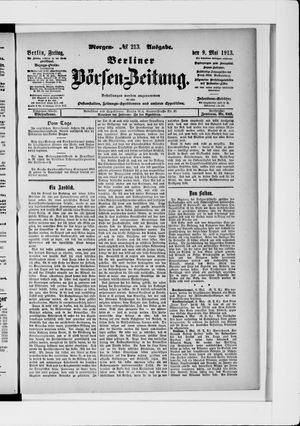 Berliner Börsen-Zeitung on May 9, 1913