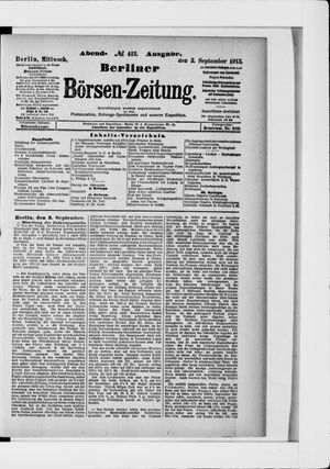 Berliner Börsen-Zeitung vom 03.09.1913