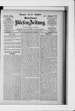 Berliner Börsen-Zeitung vom 05.09.1913