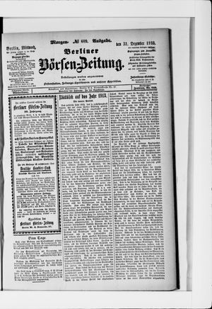 Berliner Börsen-Zeitung vom 31.12.1913