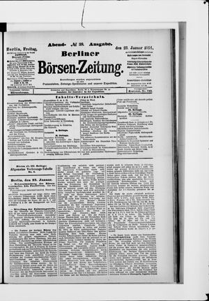 Berliner Börsen-Zeitung vom 23.01.1914