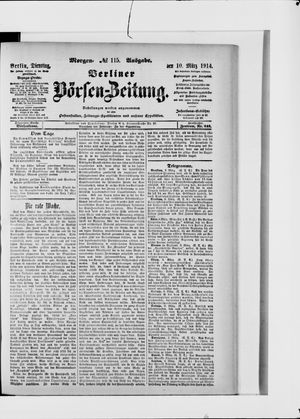 Berliner Börsen-Zeitung vom 10.03.1914