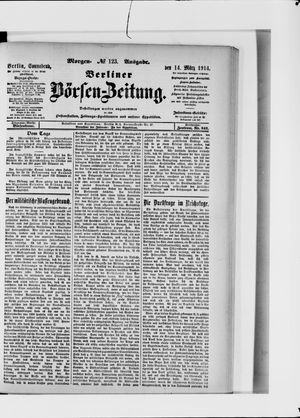 Berliner Börsen-Zeitung vom 14.03.1914