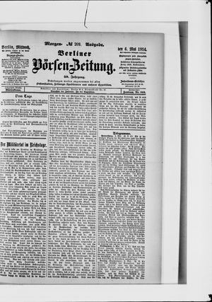 Berliner Börsen-Zeitung vom 06.05.1914