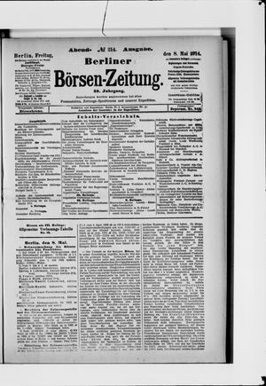 Berliner Börsen-Zeitung vom 08.05.1914