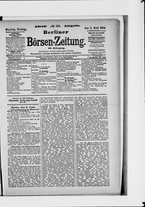 Berliner Börsen-Zeitung vom 05.06.1914