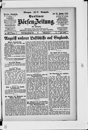 Berliner Börsen-Zeitung on Jan 23, 1915