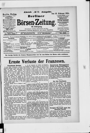 Berliner Börsen-Zeitung vom 12.02.1915