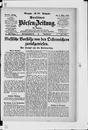 Berliner Börsen-Zeitung vom 05.03.1915