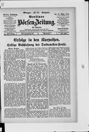 Berliner Börsen-Zeitung vom 13.03.1915