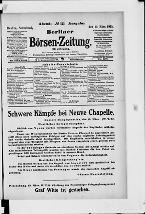 Berliner Börsen-Zeitung vom 13.03.1915