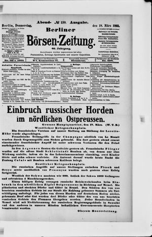 Berliner Börsen-Zeitung vom 18.03.1915