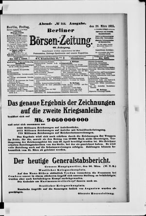 Berliner Börsen-Zeitung vom 26.03.1915