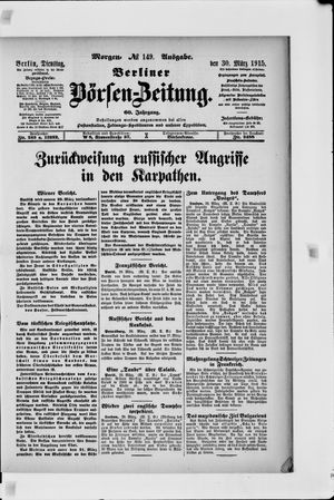 Berliner Börsen-Zeitung vom 30.03.1915