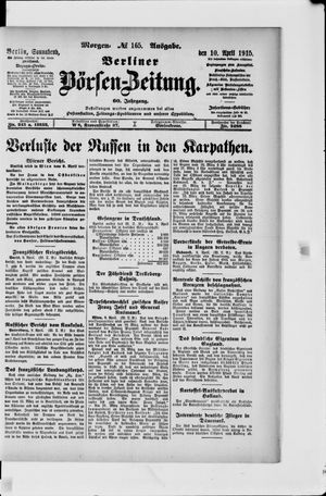 Berliner Börsen-Zeitung vom 10.04.1915