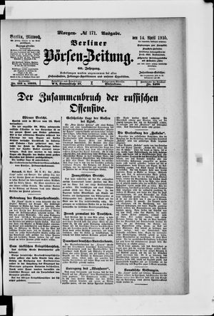 Berliner Börsen-Zeitung vom 14.04.1915