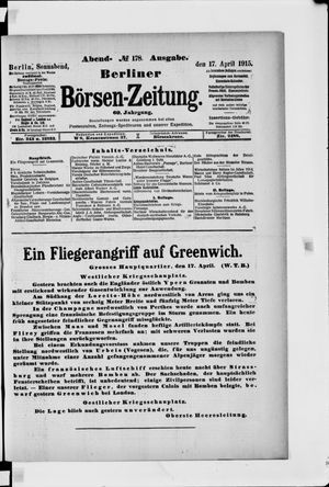 Berliner Börsen-Zeitung vom 17.04.1915