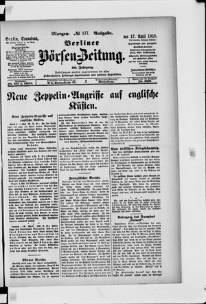Berliner Börsen-Zeitung vom 17.04.1915